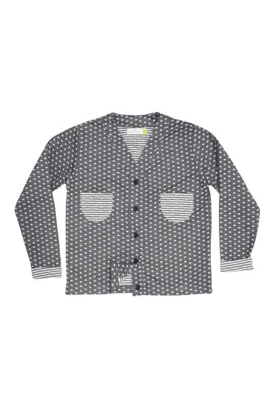 Funky V Classic žakard jakna (siva)