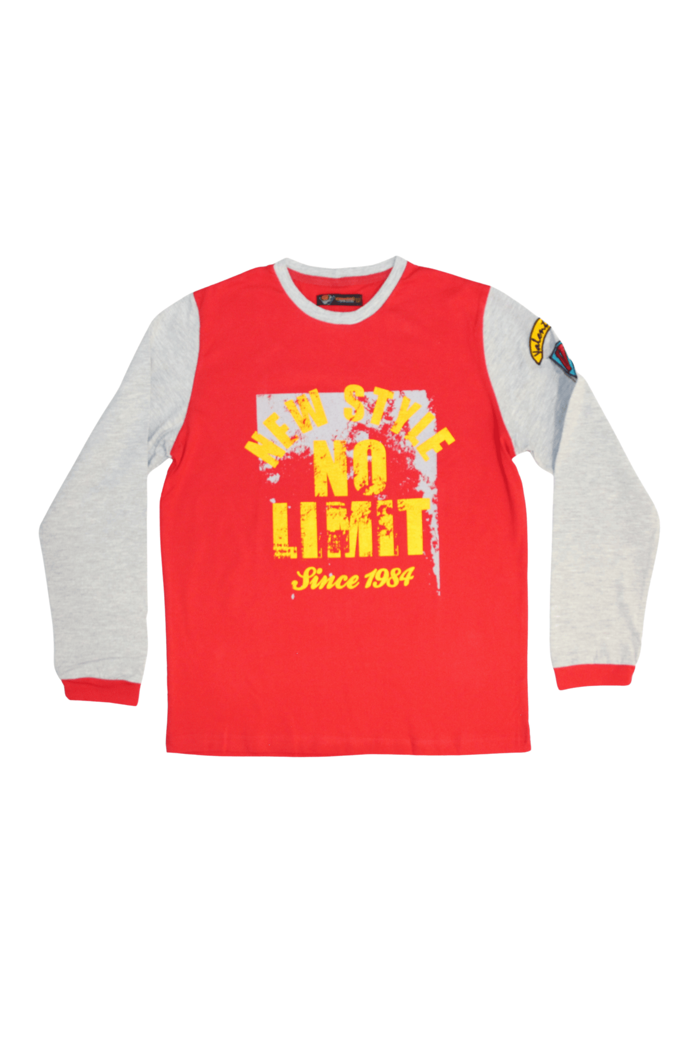 No Limit bodi bluza za dečake (crvena/siva)